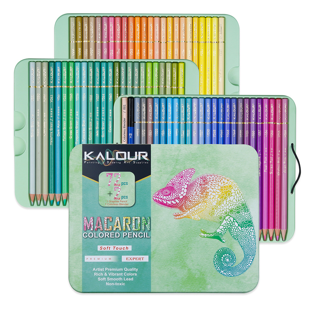 Colored Pencil Professional - 72 個マカロン色鉛筆プロフェッショナルソフトパステル着色色鉛筆描画スケッチアート絵画学生用品