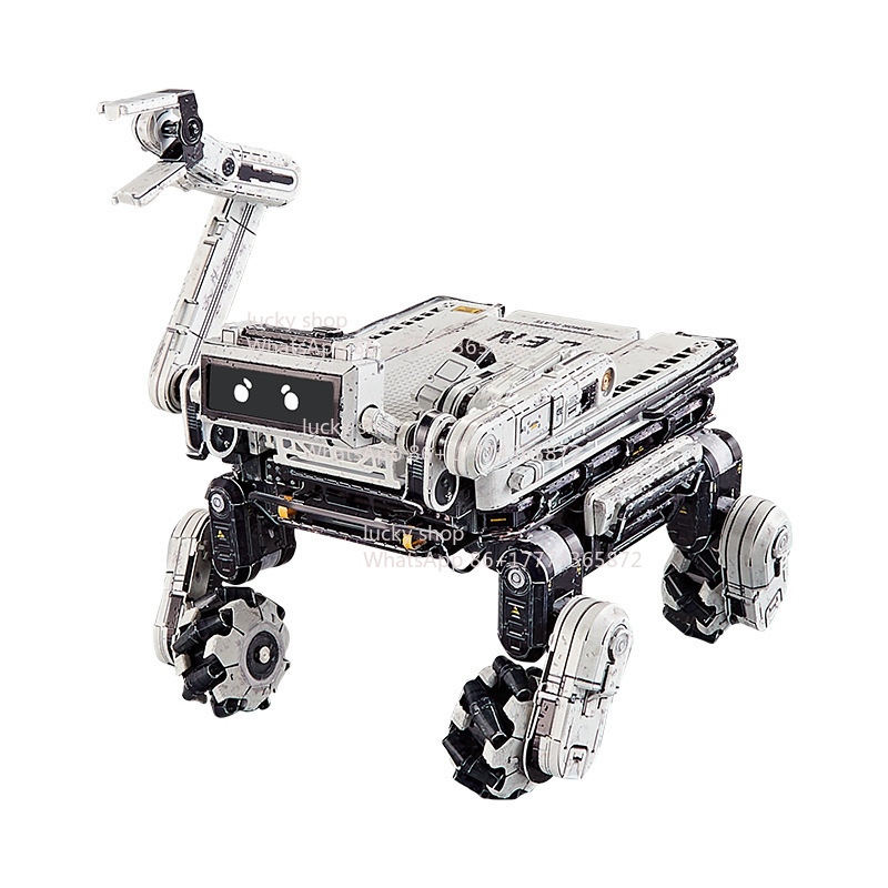 Art Craft Robot - スマートロボットドッグモス3Dメタルシーンモデルストレイアースアートクラフトデコレーションギフト