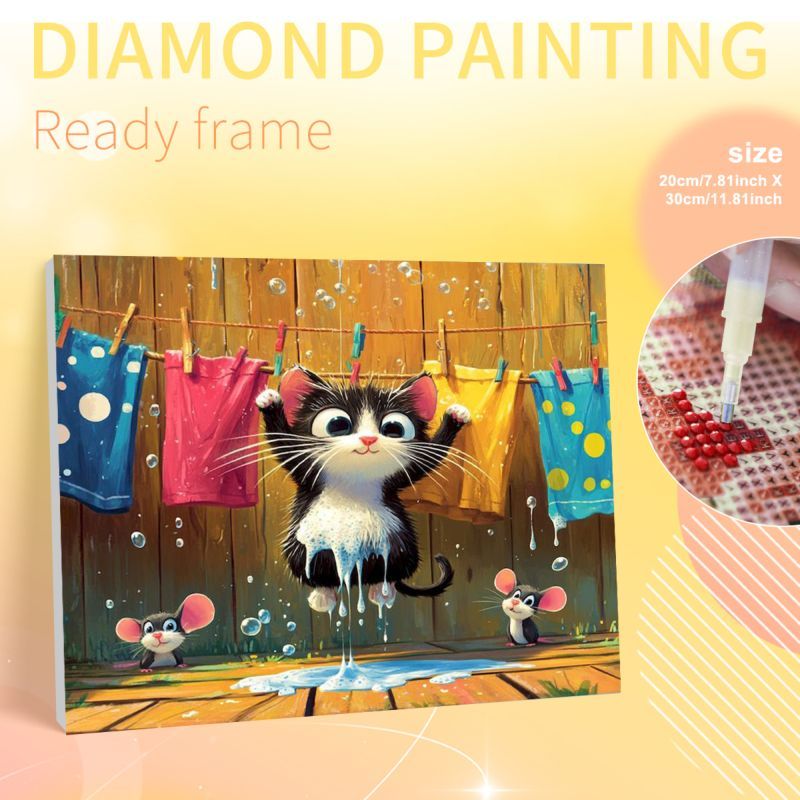 Art Craft Ideas For Adults - PhotoCustom マウス 5D ダイヤモンドペインティングキット 大人向け ウォールアート作成