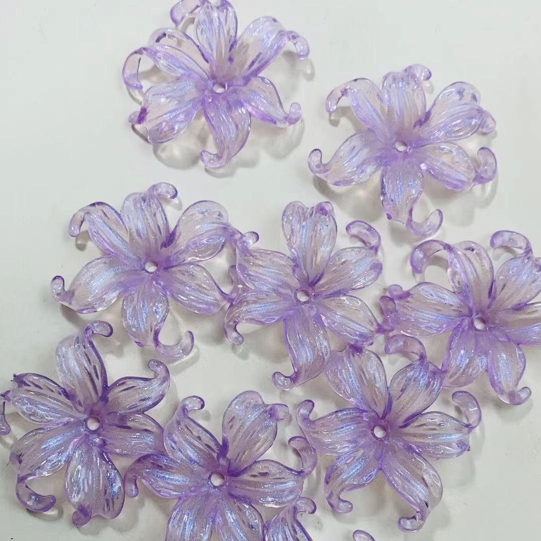 Art Craft Night - 50 個ナイトライトアイリスオーシャンフラワー DIY 手作り三次元花びら装飾飾り花アート工芸品