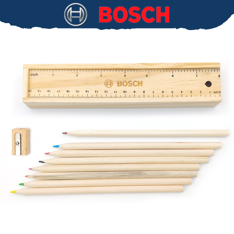 Colored Pencil Professional - ボッシュ-プロの色鉛筆、手描きのラインマーキング、8色のパッケージ、着色しやすいツール、限定販売、オリジナル