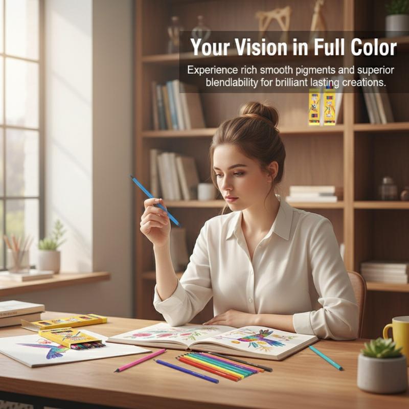 Colored Pencil Professional - 36色、24色、48色の色鉛筆セット、子供用、プロのアートスケッチ、スムーズな着色、教室用