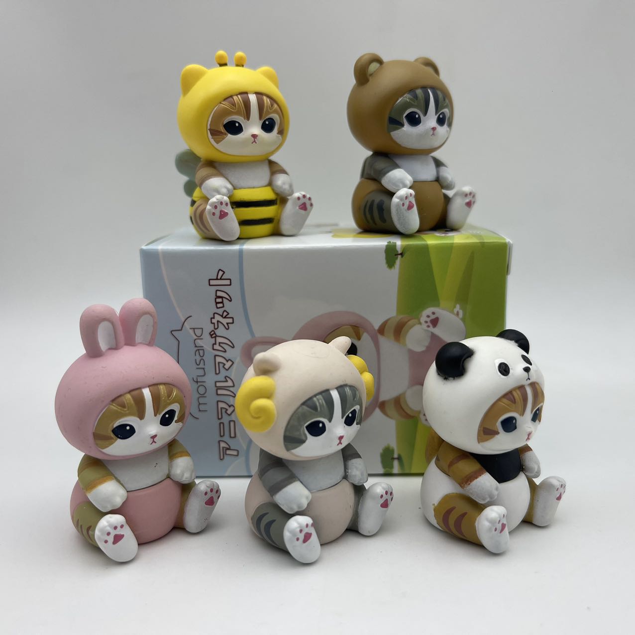 4 センチメートル Mofusand アクションフィギュアセ - Art Craft Items のレビューと価格