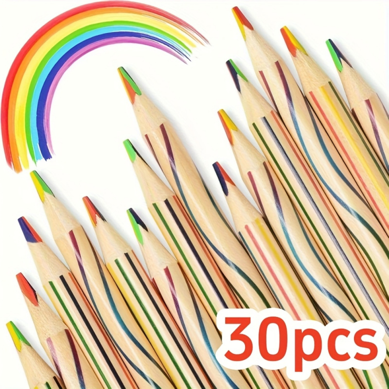 10/20/30レインボーペン、プロの芸術家用、7色の色鉛筆 - Colored Pencil Professional のレビューと価格