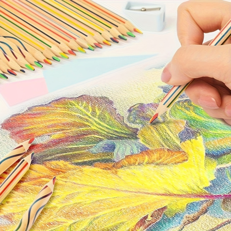 10/20/30レインボーペン、プロの芸術家用、7色の色鉛筆 - Colored Pencil Professional のレビューと価格