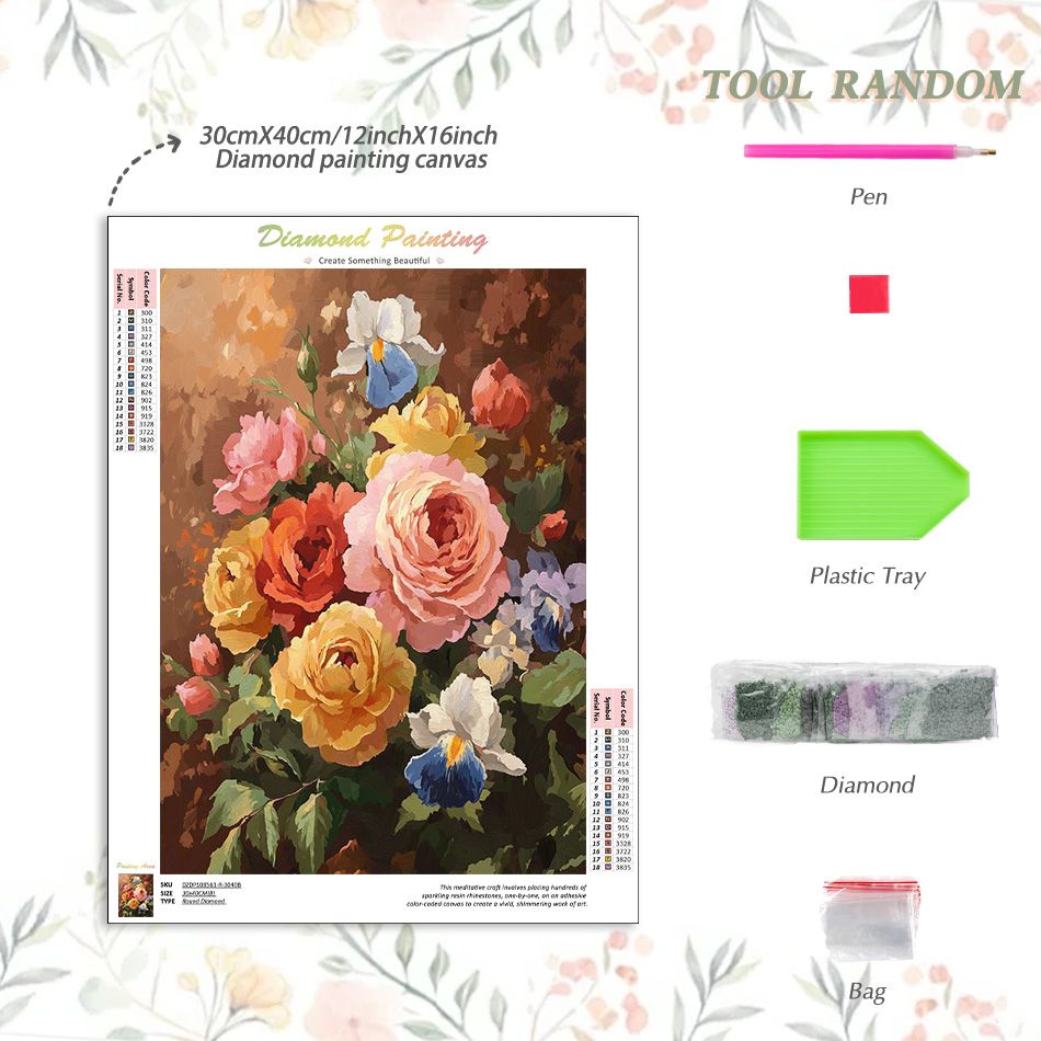CHENISTORYフラワー5Dダイヤモンドペインティングキ - Art Craft Ideas For Adults のレビューと価格