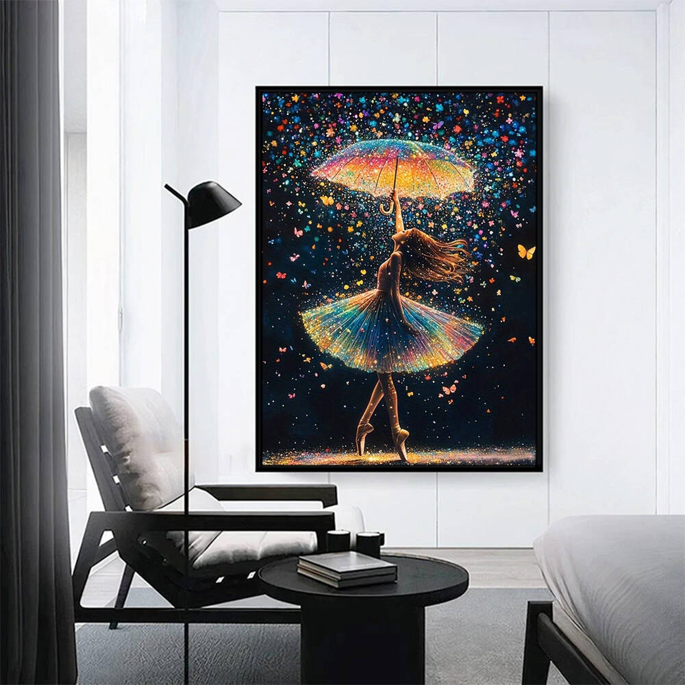 犬と猫のダイヤモンド絵画,モザイク,日曜大工,丸い正方形のド - Art Craft Umbrella のレビューと価格