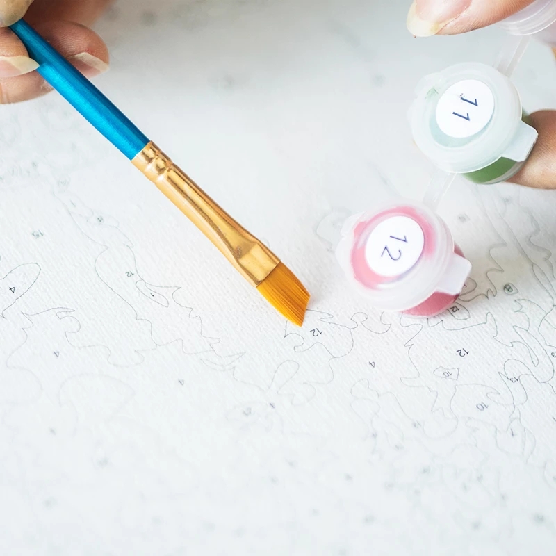 GATYZTORY 数字で描く絵画 大人用 初心者キット 花 - Art Craft Number のレビューと価格