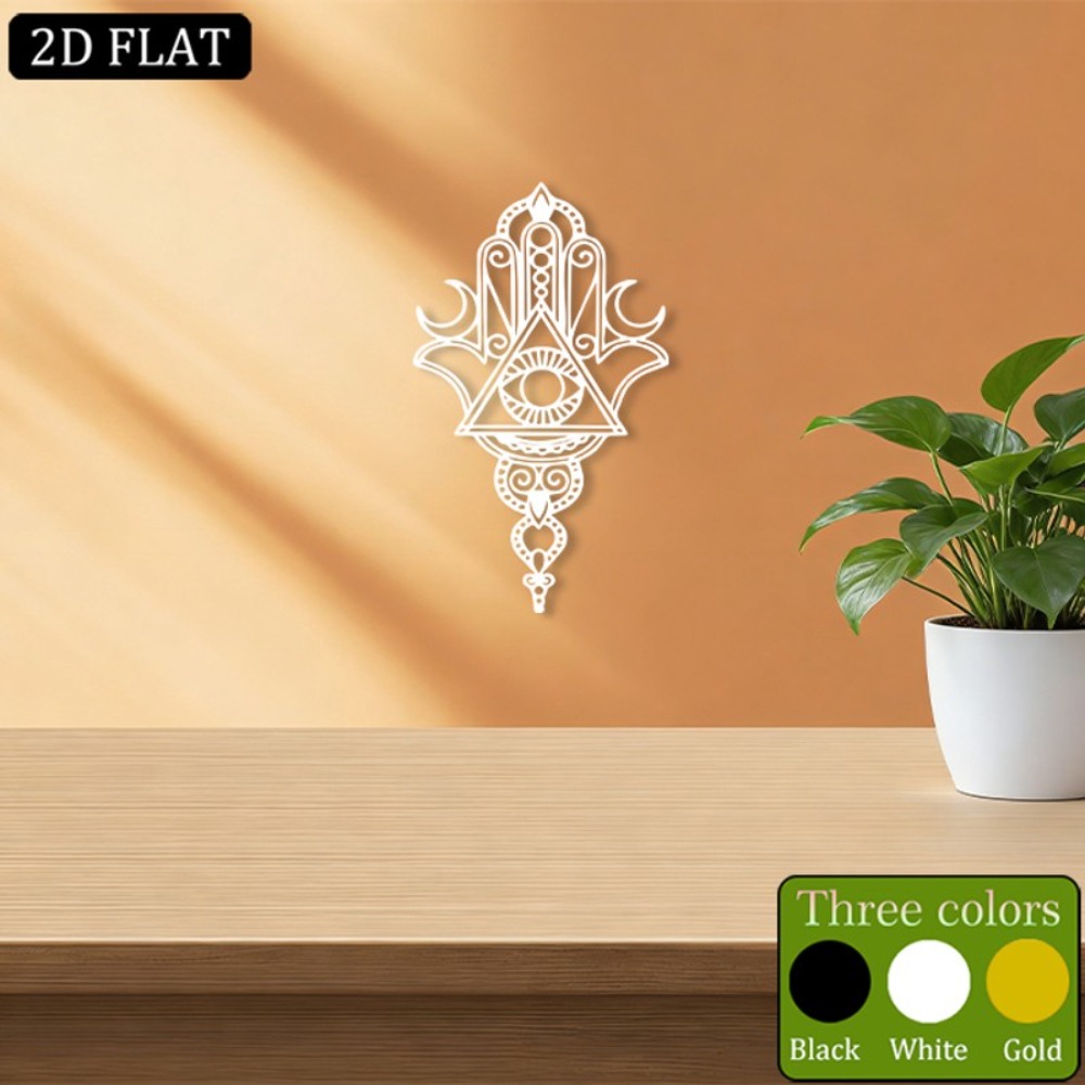 CIFBUY 鉄製ウォールアート ハムサ邪視メタル彫刻 壁掛 - Art & Craft Clipart のレビューと価格