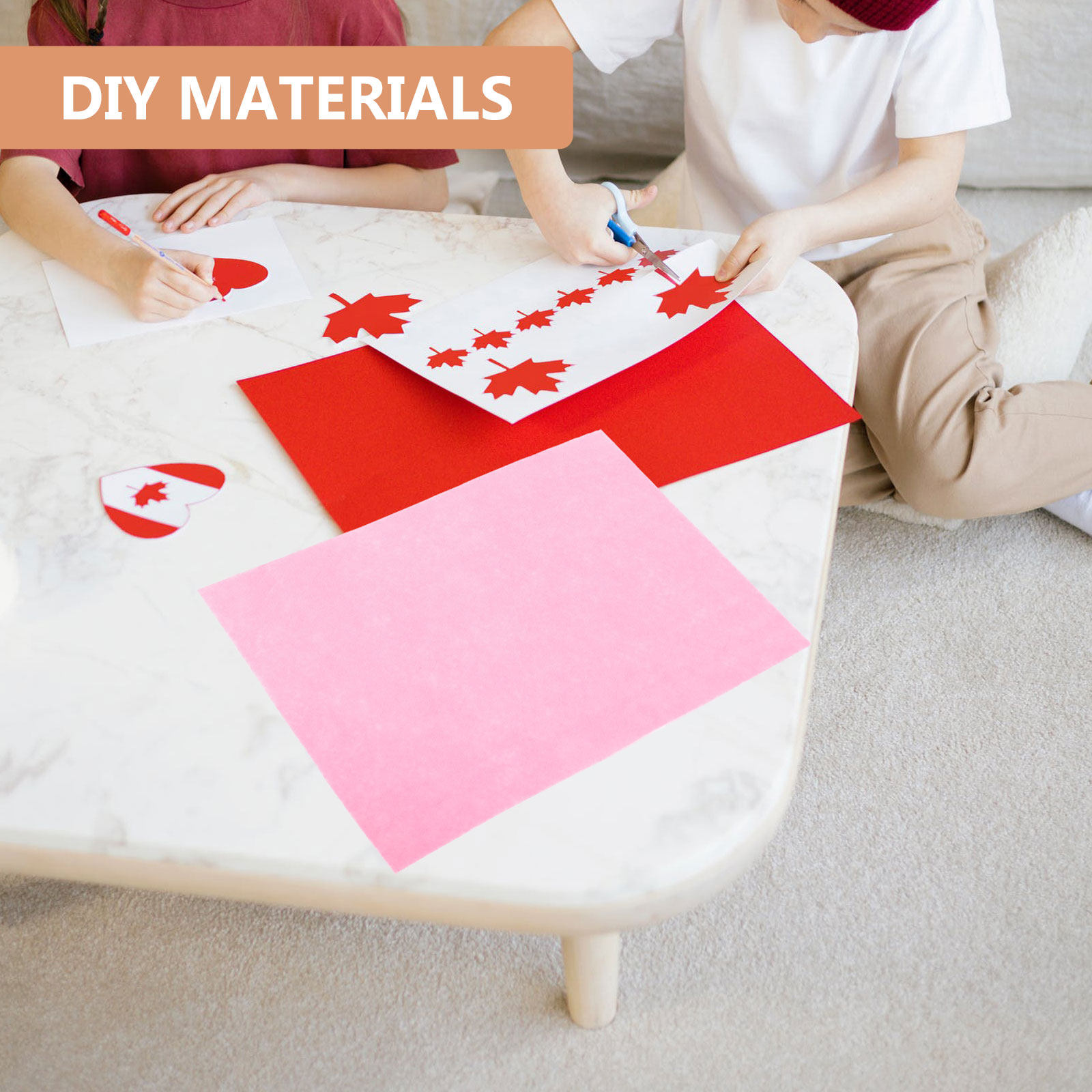 6枚入り キッズDIY不織布 クリエイティブクラフトシート  - Art Craft For Kindergarten のレビューと価格