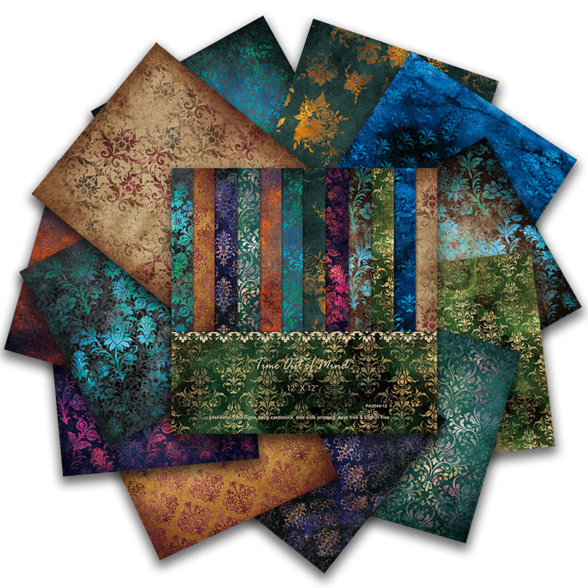 24 枚 30 × 30 センチメートルスクラップブック紙パ - Art Craft Journal のレビューと価格