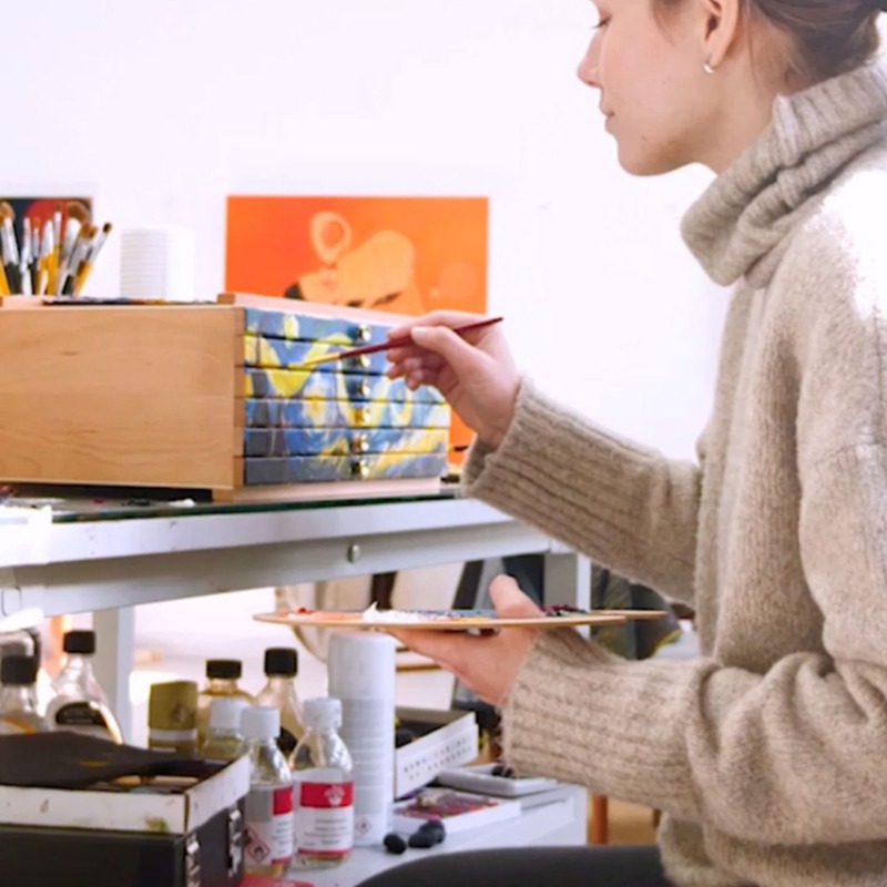 アートスタジオオーガナイザー引き出しプロフェッショナル描画ケ - Colored Pencil Professional のレビューと価格