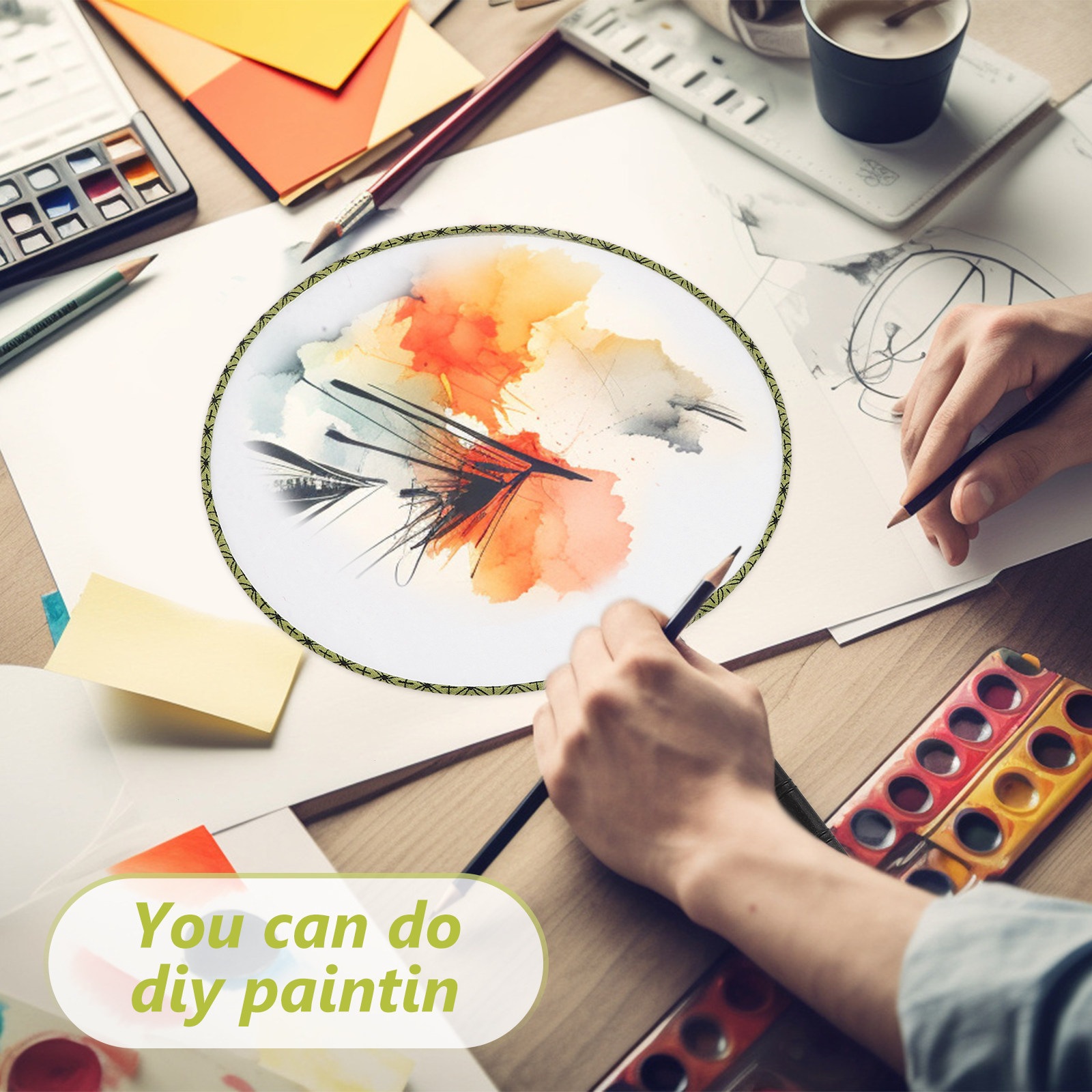 10個入り 無地の中国風扇子 子供用絵画・描画 クリエイティ - Art Craft For Kindergarten のレビューと価格