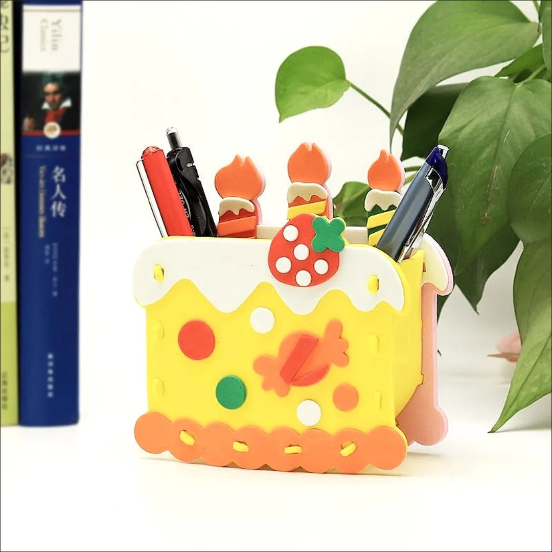 子供のための漫画のペンコンテナ,工芸品キット,手作りのEVA - Art Craft For Kindergarten のレビューと価格