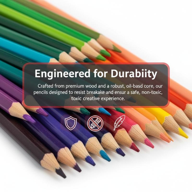 プロ仕様の油性色鉛筆セット、耐久性のあるソフトコアの描画用鉛 - Colored Pencil Professional のレビューと価格