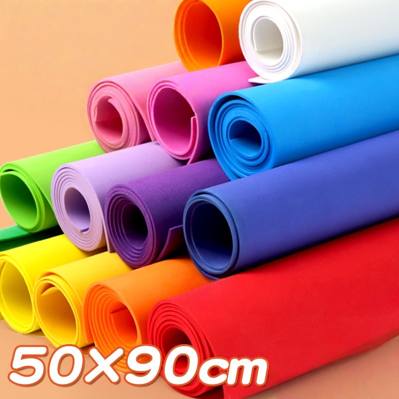 10 枚 50 × 90 センチメートル色スポンジ紙 EVA - Art Craft For Kindergarten のレビューと価格