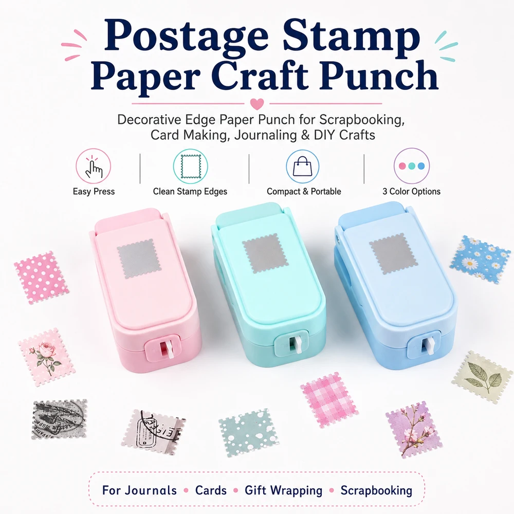 ポータブルスタッカブルスタンプボーダーパンチャー カラフルな - Art Craft Journal のレビューと価格