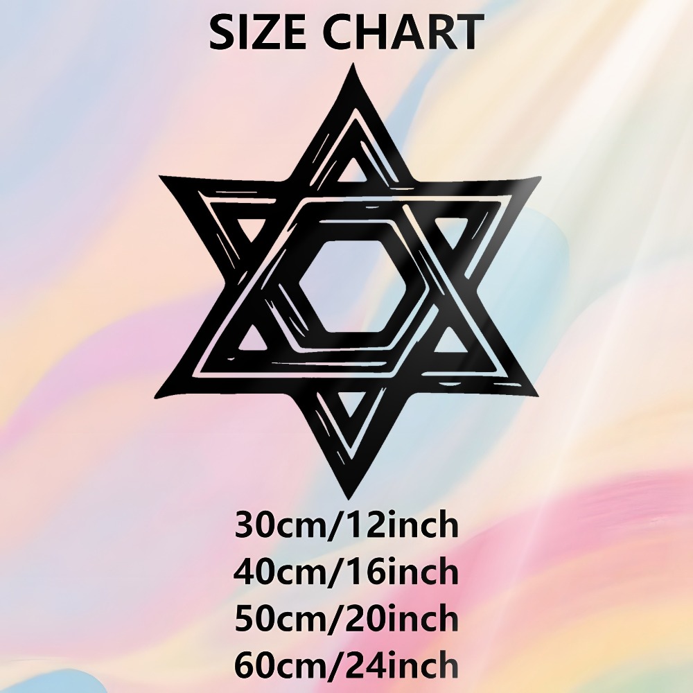CIFBUY 鉄製ウォールアート ダビデの星 メタル彫刻 壁 - Art & Craft Clipart のレビューと価格