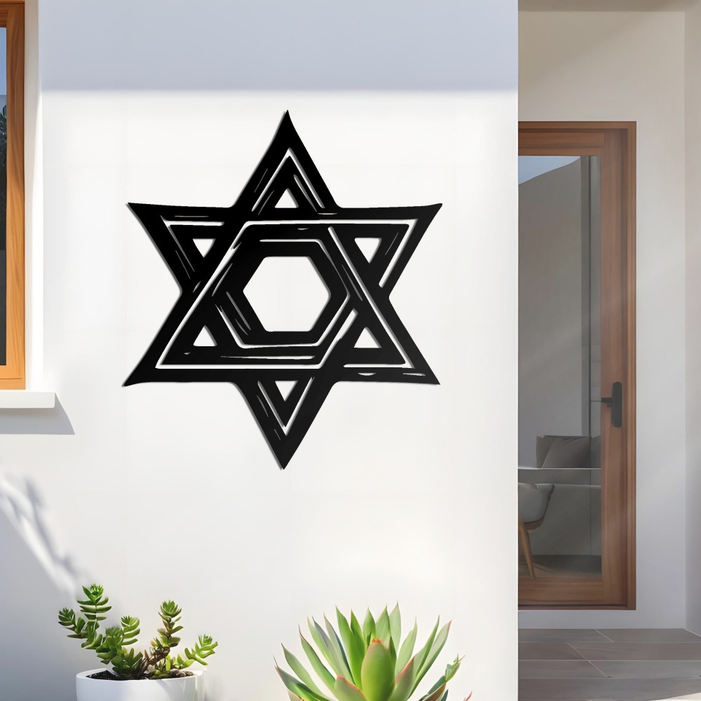 CIFBUY 鉄製ウォールアート ダビデの星 メタル彫刻 壁 - Art & Craft Clipart のレビューと価格