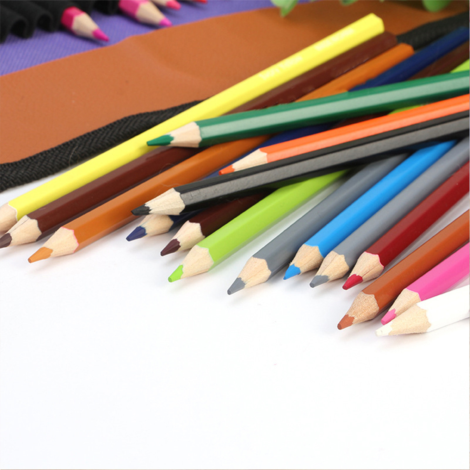50本入りカラーペンシルセット、丈夫なキャンバスバッグ付き、 - Colored Pencil Professional のレビューと価格