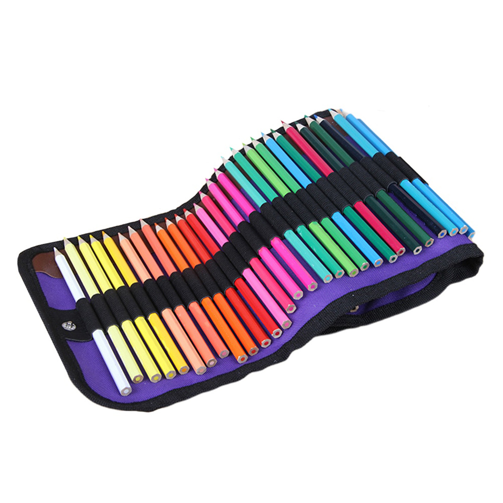 50本入りカラーペンシルセット、丈夫なキャンバスバッグ付き、 - Colored Pencil Professional のレビューと価格