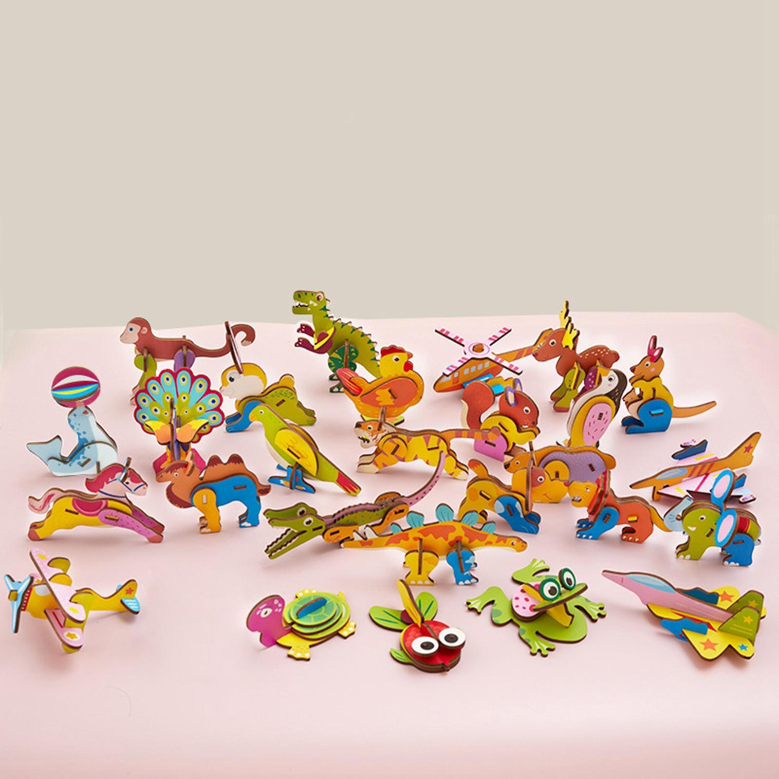 3D漫画木製インサートパズル、楽しいゲームアートクラフト、幼 - Art Craft For Kindergarten のレビューと価格