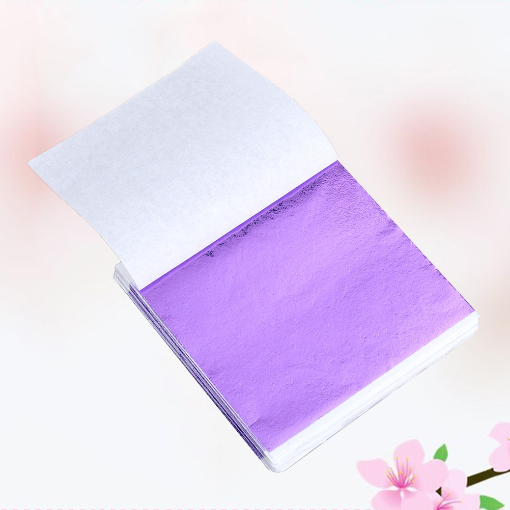50枚入り 8x8.5cm ゴールドリーフシート 模造金箔紙 - Art Craft Picture のレビューと価格