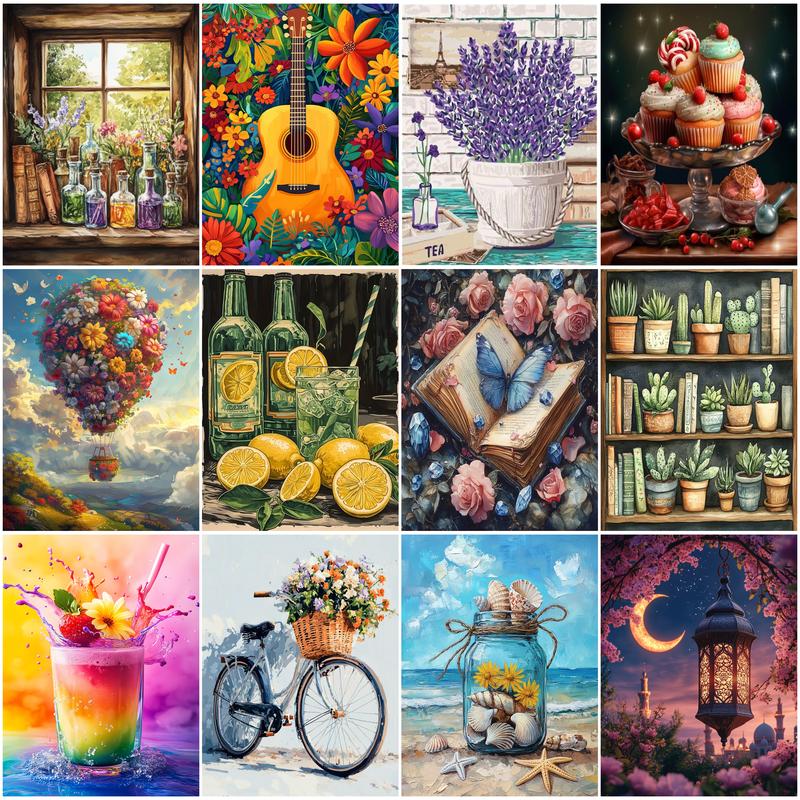 RUOPOTY 数字によるキャンバス絵画装飾アイテム絵画絵描 - Art Craft Number のレビューと価格