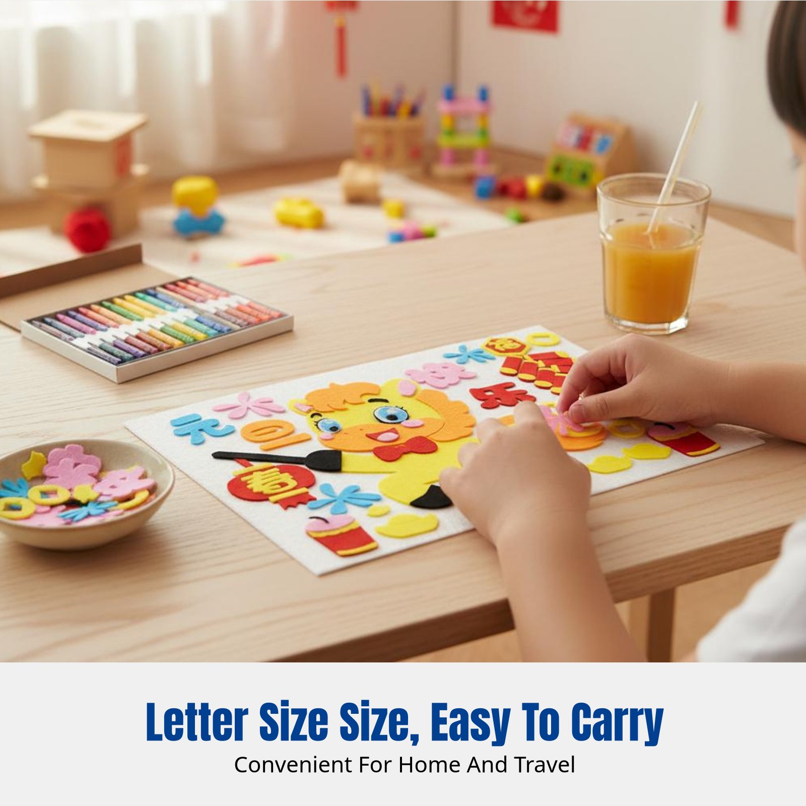 2026年新年DIY布製アートステッカー、クリエイティブクラ - Art Craft For Kindergarten のレビューと価格