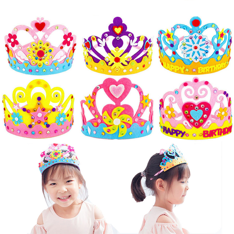DIY 工芸品おもちゃクラウンクリエイティブ紙スパンコール花 - Art Craft For Kindergarten のレビューと価格