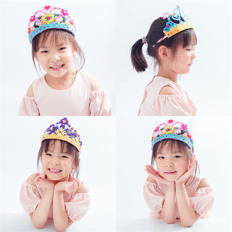 DIY 工芸品おもちゃクラウンクリエイティブ紙スパンコール花 - Art Craft For Kindergarten のレビューと価格