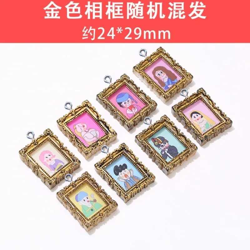 10 個フラットバックカボションヴィンテージ樹脂フォトフレー - Art Craft Items のレビューと価格