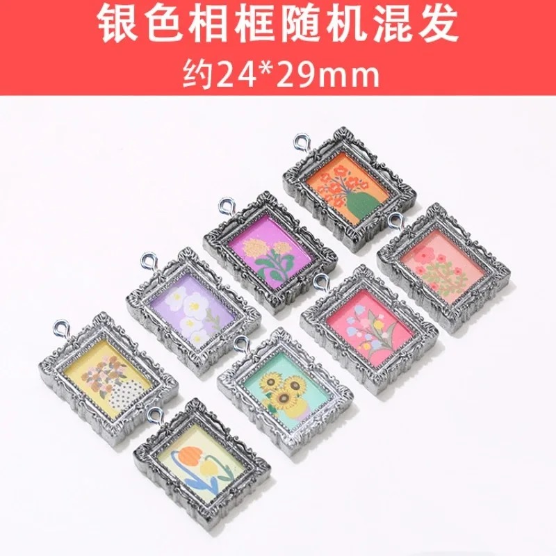 10 個フラットバックカボションヴィンテージ樹脂フォトフレー - Art Craft Items のレビューと価格
