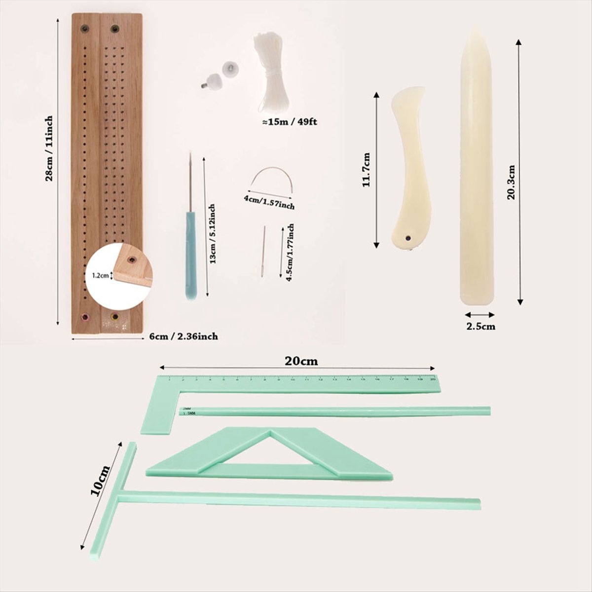 T32C 新しいブックカバーガイド 縫製用品 製本ツール 製 - Bookbinding Supply Kit のレビューと価格