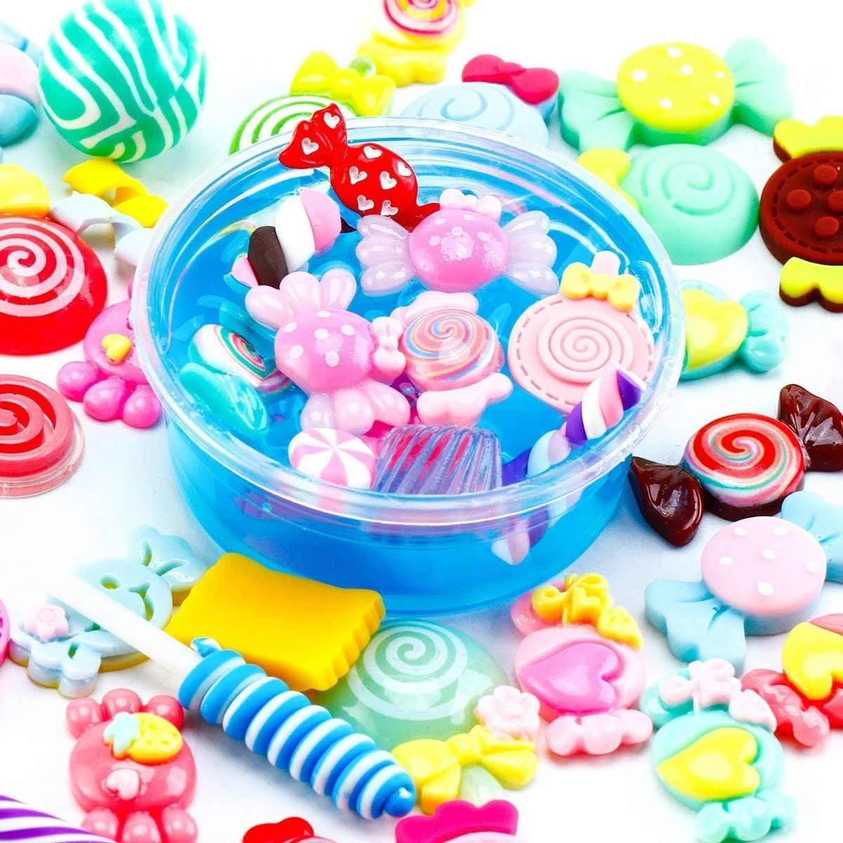 ミックスレジンスイーツフラットバックスライムチャームセット、 - Art Craft Items のレビューと価格