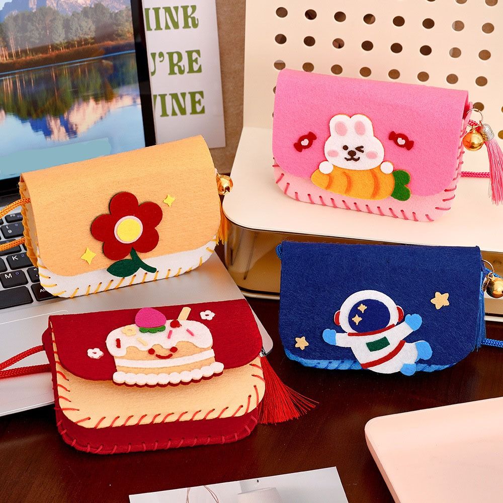 かわいいフェルトバッグ製作キット漫画工芸アート手作りバッグ縫 - Art Craft For Kindergarten のレビューと価格