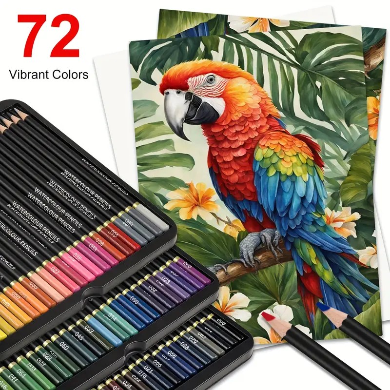 Brutfuner 72 水彩色鉛筆 - 大人向けの鮮やかな - Colored Pencil Professional のレビューと価格