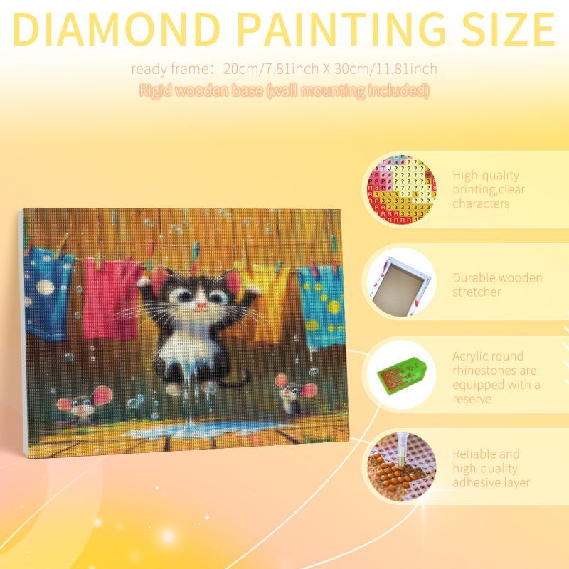 PhotoCustom マウス 5D ダイヤモンドペインティ - Art Craft Ideas For Adults のレビューと価格