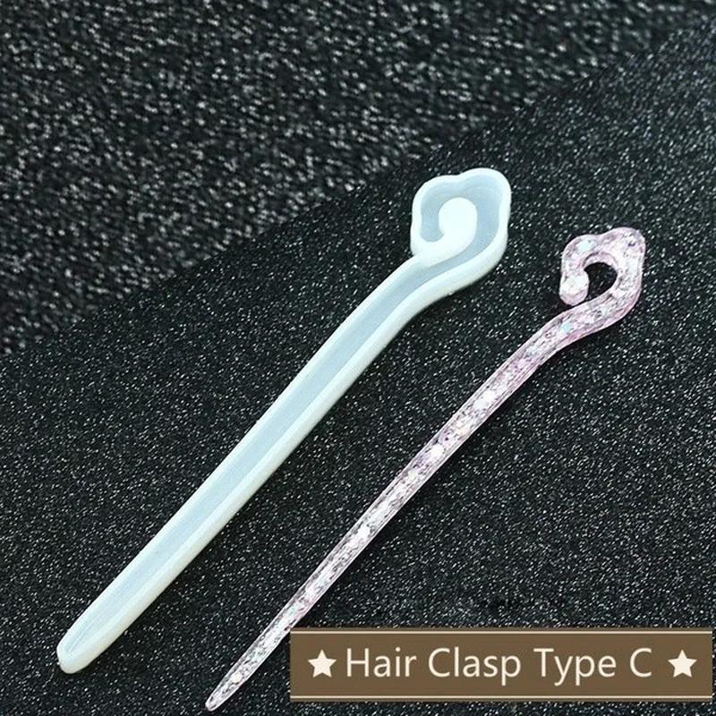 新しい透明ヘアピンシリコーン特殊金型樹脂 DIY ヘアジュエ - Art Craft Model のレビューと価格