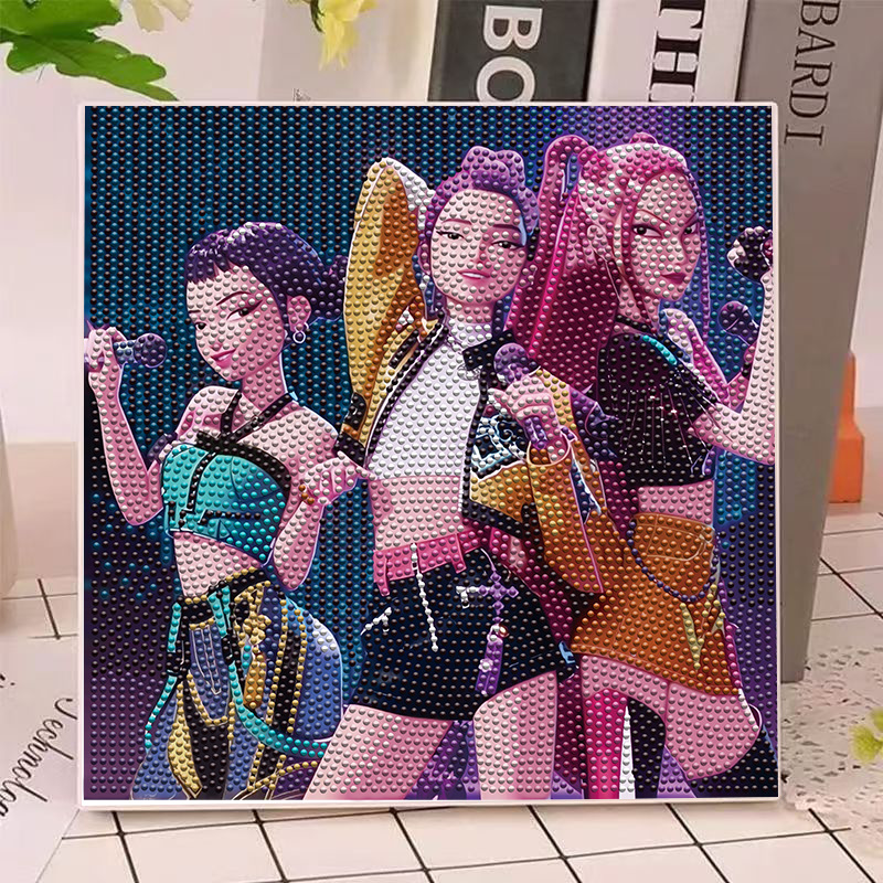 アニメハンターズ ガールズ ルミ ミラ ゾイ ダイヤモンドペ - Art Craft Model のレビューと価格