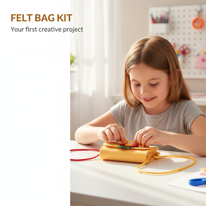 子供用フェルトバッグ製作キット DIYソーイングおもちゃ ク - Art Craft For Kindergarten のレビューと価格