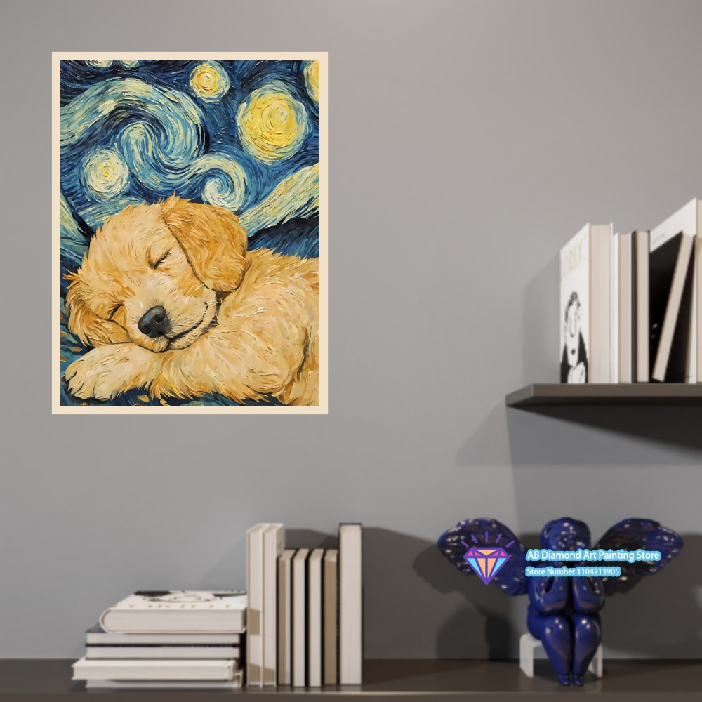 星月夜動物アートコレクション 5D DIY ダイヤモンドペイ - Art Craft Night のレビューと価格