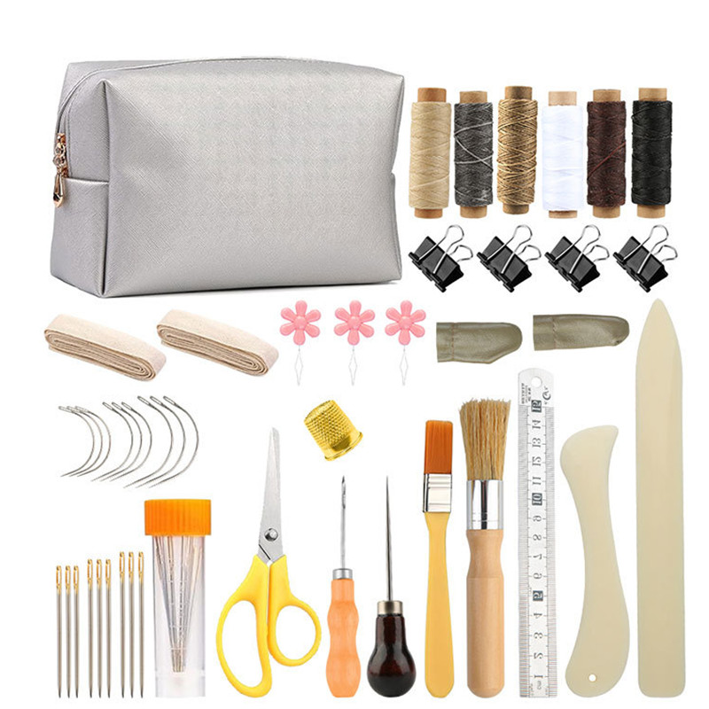 1 セットハンド製本ツールキット用品紙千枚通しと鋼曲針定規ワ - Bookbinding Supply Kit のレビューと価格