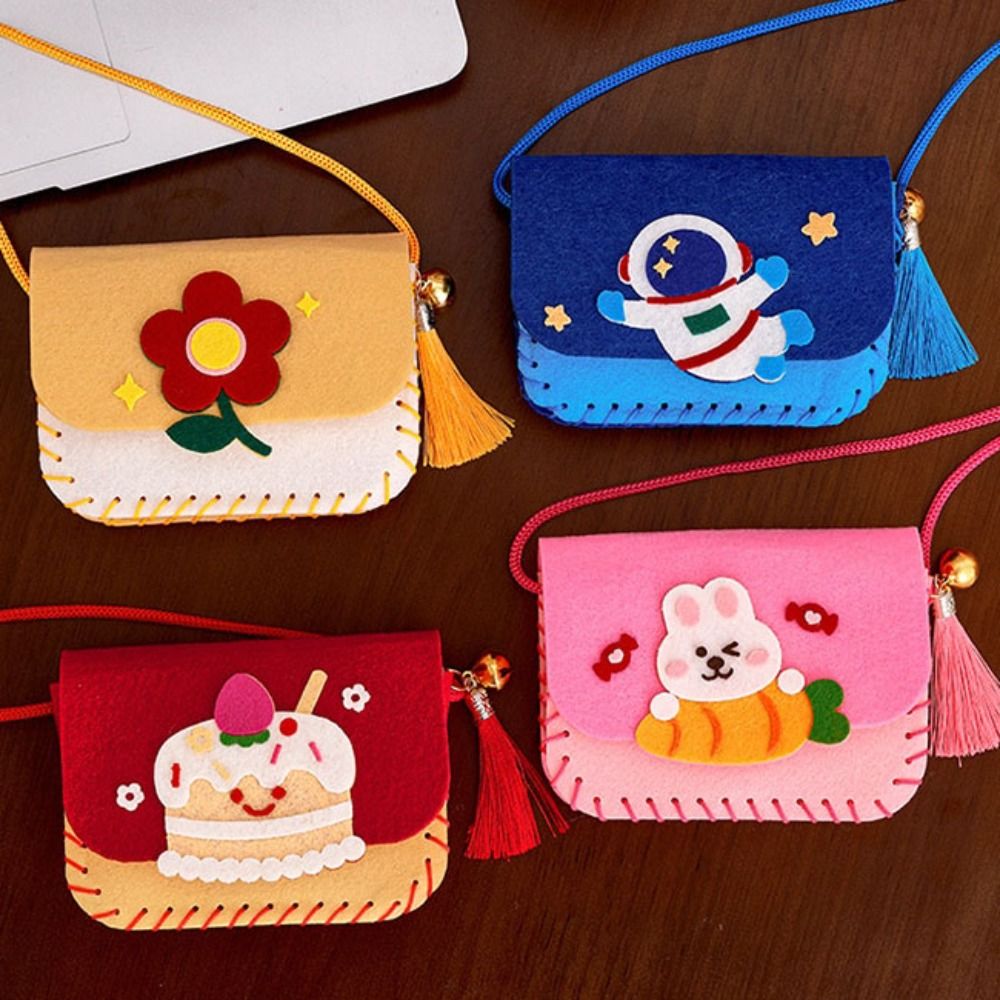 かわいいフェルトバッグ作成キット漫画縫製おもちゃ手作りバッグ - Art Craft For Kindergarten のレビューと価格